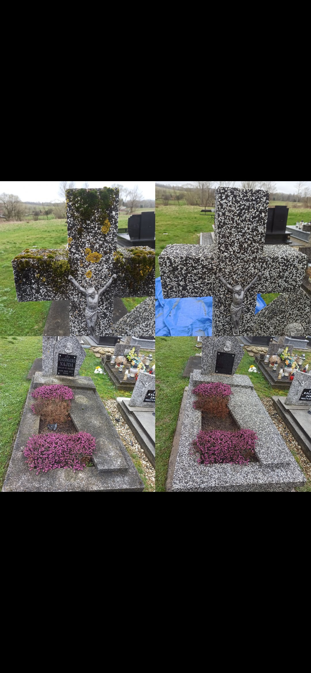 Czyszczenie nagrobka Rzeszów